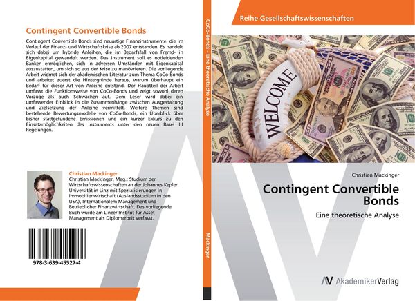 Contingent Convertible Bonds, Taschenbuch von Christian Mackinger, AV Akademikerverlag, 9783639455274