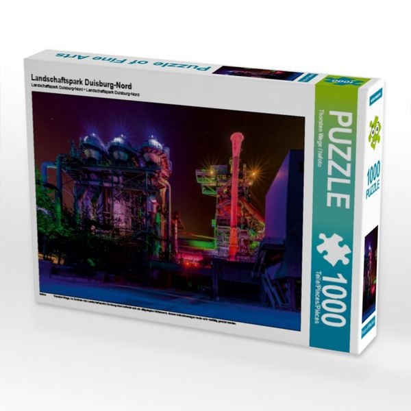 Produktbild: CALVENDO Puzzle Landschaftspark Duisburg-Nord 1000 Teile Puzzle quer | 1000 Teile Lege-Gr&ouml;&szlig;e 64 &times; 48 cm Foto-Puzzle f&uuml;r gl&uuml;ckliche Stunden
