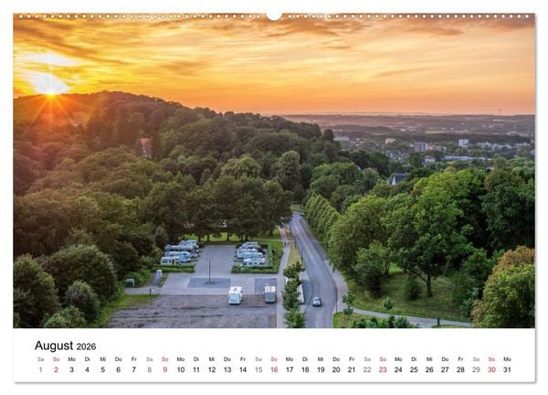 Produktbild: BIELEFELD aus der Vogelperspektive (Wandkalender 2026 DIN A2 quer), CALVENDO Monatskalender