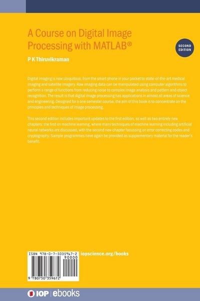 Produktbild: A Course on Digital Image Processing with MATLAB&reg; (Second Edition)