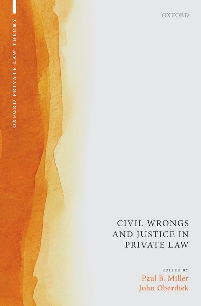 Produktbild: Civil Wrongs and Justice in Private Law