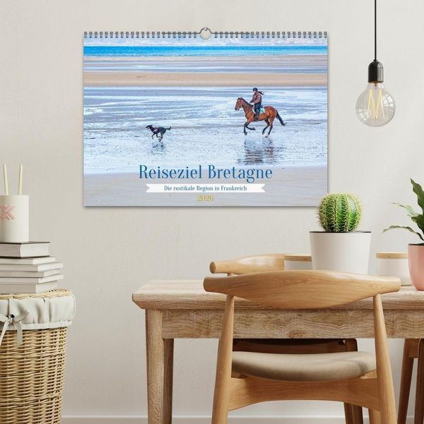 Produktbild: Reiseziel Bretagne (Wandkalender 2026 DIN A3 quer), CALVENDO Monatskalender
