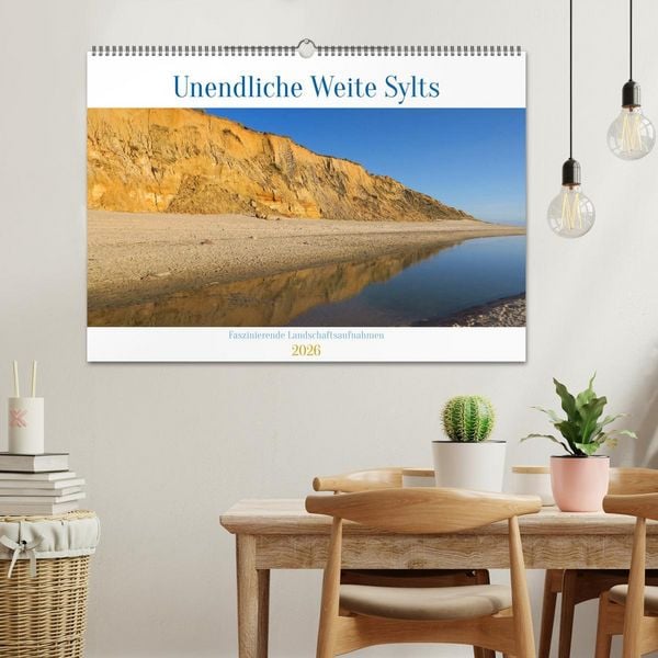 Produktbild: Unendliche Weite Sylts - Faszinierende Landschaftsaufnahmen (Wandkalender 2026 DIN A2 quer), CALVENDO Monatskalender