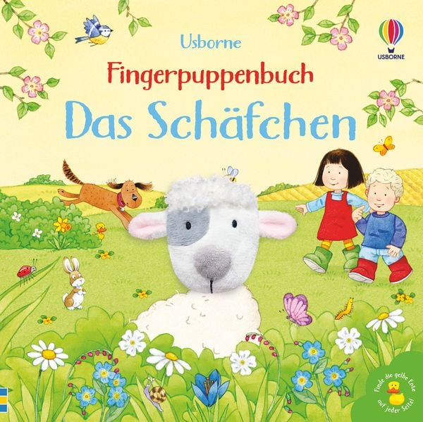 Fingerpuppenbuch: Das Schäfchen, Gebundene Ausgabe von Sam Taplin, Usborne, 978-1-78941-621-3
