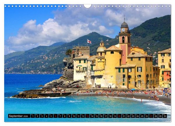 Produktbild: Riviera di Levante The Coast of Liguria (Wall Calendar 2026 DIN A3 landscape), CALVENDO 12 Month Wall Calendar
