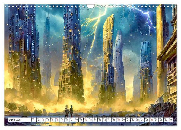 Produktbild: Braun, W: Bizarre Poetry of Doom (Wall Calendar 2026 DIN A3