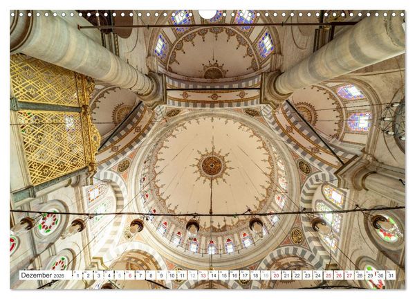 Produktbild: Istanbul - Faszination Moschee (Wandkalender 2026 DIN A3 quer), CALVENDO Monatskalender