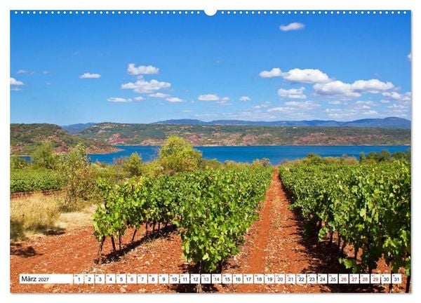 Produktbild: S&uuml;dwestfrankreich - St&auml;dte, Landschaften und Meer (Wandkalender 2027 DIN A2 quer), CALVENDO Monatskalender