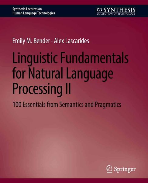 Produktbild: Linguistic Fundamentals for Natural Language Processing II
