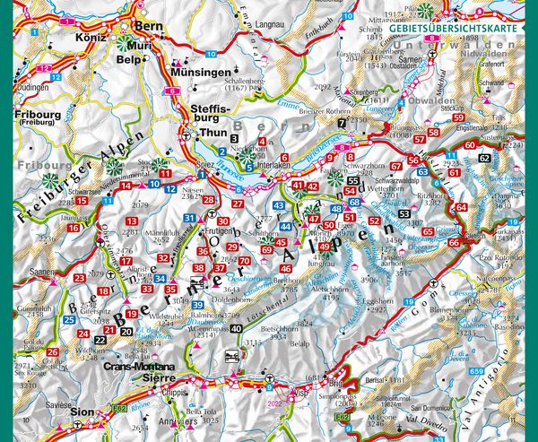 Produktbild: Kümmerly+Frey Wanderführer Berner Oberland