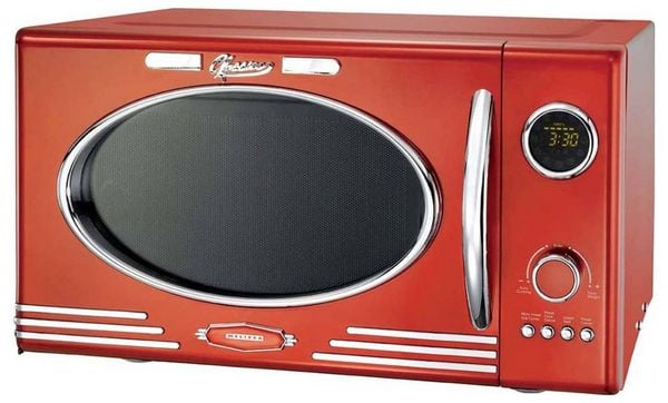 Produktbild: Melissa 16330129 Mikrowelle Chrom, Rot