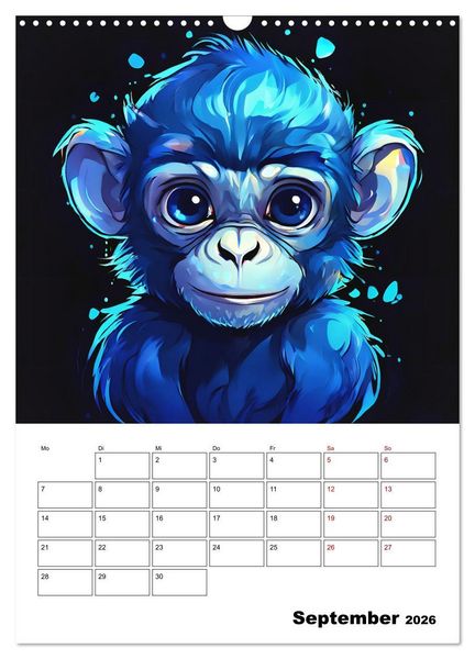 Produktbild: Tierisches Horoskop (Wandkalender 2026 DIN A3 hoch), CALVENDO Monatskalender