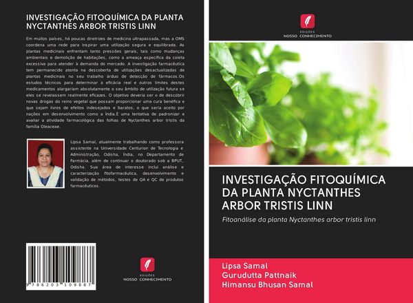 Produktbild: Investiga&ccedil;&atilde;o Fitoqu&iacute;mica Da Planta Nyctanthes Arbor Tristis Linn