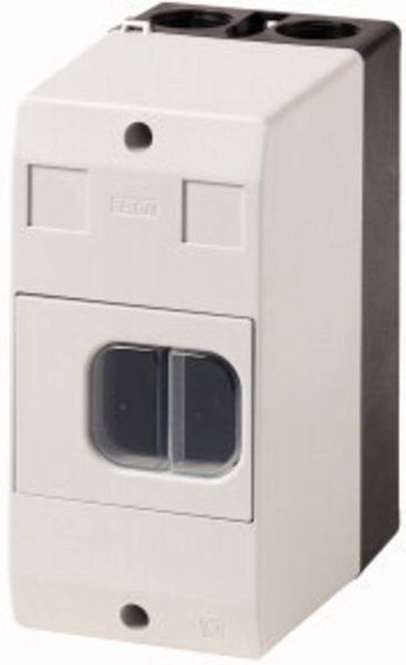 Eaton CI-PKZ01-G 281404 Leergehäuse Aufbau, mit Schalter, mit Membran (L x B x H) 80 x 97 x 160 mm Grau 1 St.