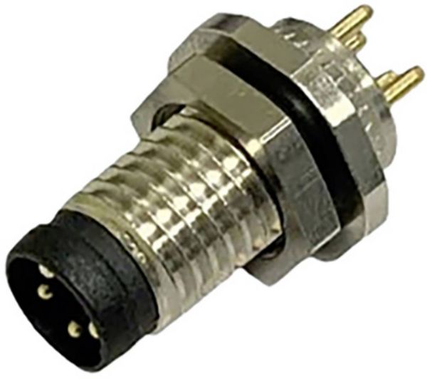 Produktbild: BKL Electronic 2701502 Sensor/Aktor Einbaustecker M8 Polzahl Sensoren: 4.5 1St.
