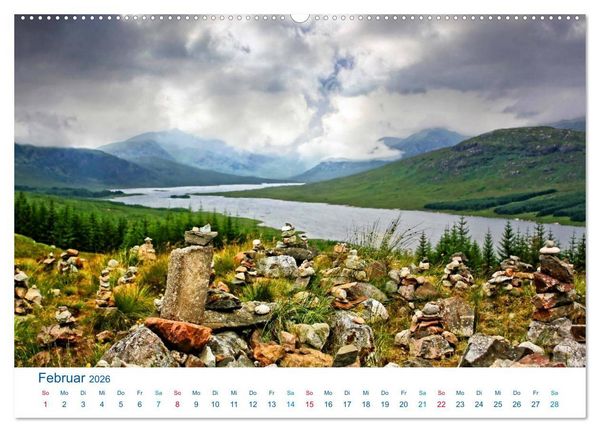 Produktbild: Schottlands S&uuml;den 2026. Impressionen zwischen Edinburgh, Loch Ness und Isle of Skye (Wandkalender 2026 DIN A2 quer), CALVENDO Monatskalender