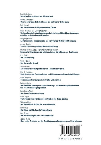 Produktbild: Meilensteine der Betriebswirtschaftslehre