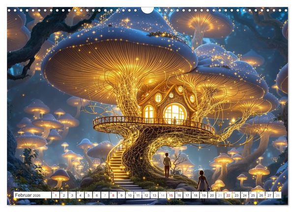 Produktbild: Futuristisches Landleben (Wandkalender 2026 DIN A3 quer), CALVENDO Monatskalender