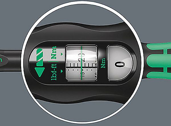 Produktbild: Wera Click-Torque B 1 05075610001 Drehmomentschl&uuml;ssel mit Umschaltknarre 3/8" (10 mm) 10 - 50 Nm