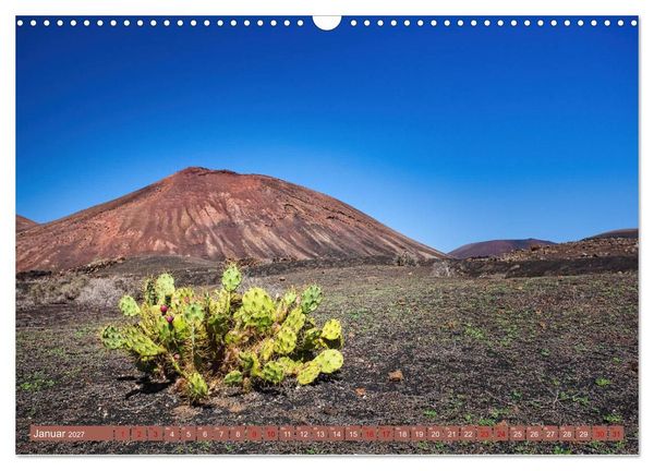 Produktbild: Idyllische Vulkaninsel Lanzarote (Wandkalender 2027 DIN A3 quer), CALVENDO Monatskalender