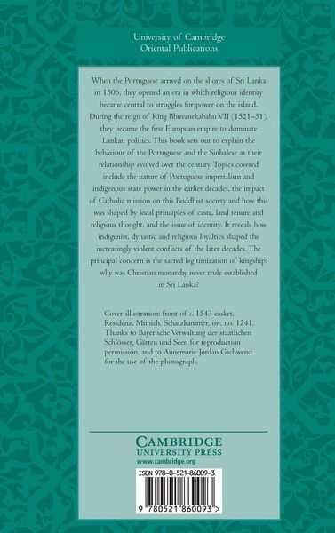 Produktbild: Kingship and Conversion in Sixteenth-Century Sri Lanka