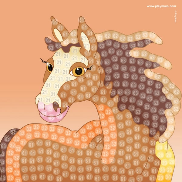 Produktbild: PlayMais Trendy Mosaic Horse