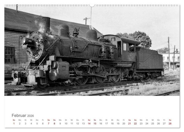 Produktbild: US-Dampflokomotiven (Wandkalender 2026 DIN A2 quer), CALVENDO Monatskalender