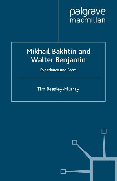 Produktbild: Mikhail Bakhtin and Walter Benjamin