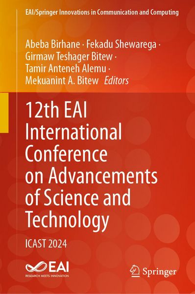 Produktbild: 12th EAI International Conference on Advancements of Science and Technology