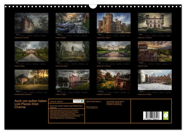Produktbild: Auch von au&szlig;en haben Lost Places ihren Charme (Wandkalender 2026 DIN A3 quer), CALVENDO Monatskalender