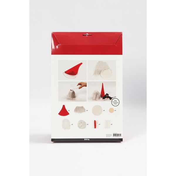 Produktbild: Creativ Company DIY Sets Filz & Fleece Nikolaus-Zwerg, H&ouml;he 30 cm