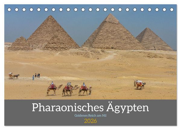 Produktbild: Pharaonisches &Auml;gypten (Tischkalender 2026 DIN A5 quer), CALVENDO Monatskalender