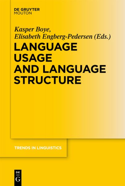 Produktbild: Language Usage and Language Structure