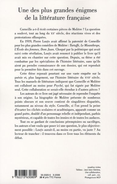 Produktbild: Ote-Moi D'Un Doute... l'Enigme Corneille-Moliere