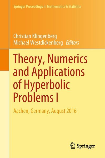 Produktbild: Theory, Numerics and Applications of Hyperbolic Problems I