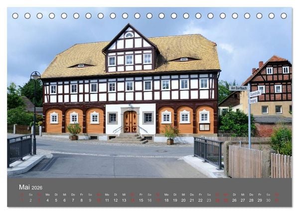 Produktbild: Umgebindeh&auml;user in der Oberlausitz (Tischkalender 2026 DIN A5 quer), CALVENDO Monatskalender