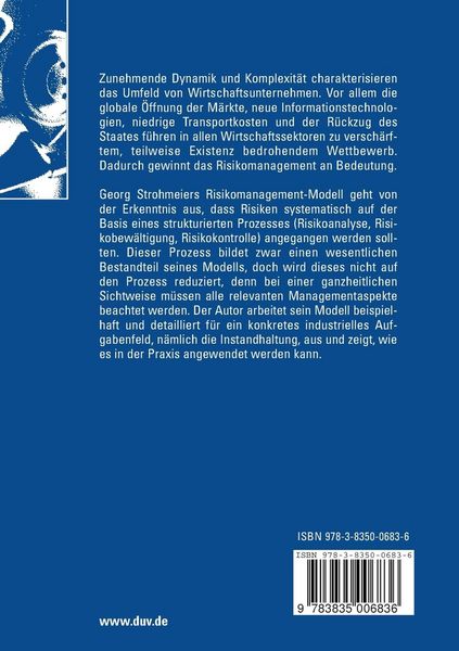 Produktbild: Ganzheitliches Risikomanagement in Industriebetrieben