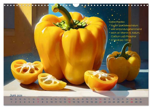 Produktbild: Low Carb Obst und Gem&uuml;se (Wandkalender 2026 DIN A3 quer), CALVENDO Monatskalender