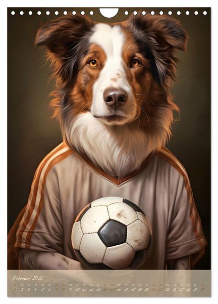 Produktbild: CHARAKTIERE Hunde mit Profil (Wandkalender 2026 DIN A4 hoch), CALVENDO Monatskalender