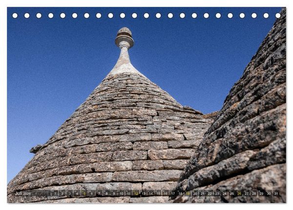 Produktbild: Alberobello &ndash; Apuliens Stadt der Trulli (Tischkalender 2026 DIN A5 quer), CALVENDO Monatskalender