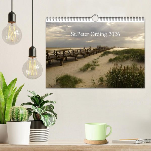 Produktbild: St. Peter Ording 2026 (Wandkalender 2026 DIN A4 quer), CALVENDO Monatskalender