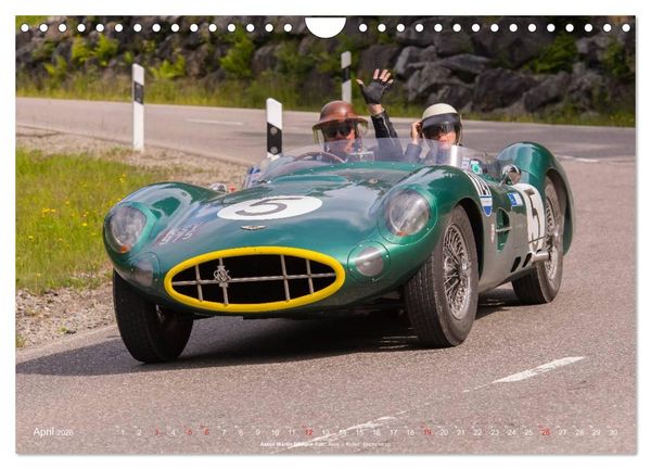 Produktbild: Classic Cars auf Passstrassen 2026 (Wandkalender 2026 DIN A4 quer), CALVENDO Monatskalender