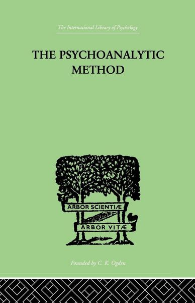 Produktbild: The Psychoanalytic Method