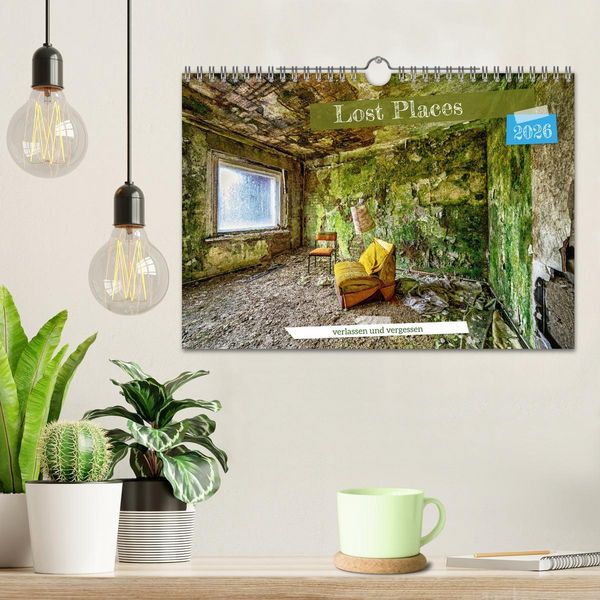 Produktbild: Lost Places - verlassen und vergessen (Wandkalender 2026 DIN A4 quer), CALVENDO Monatskalender