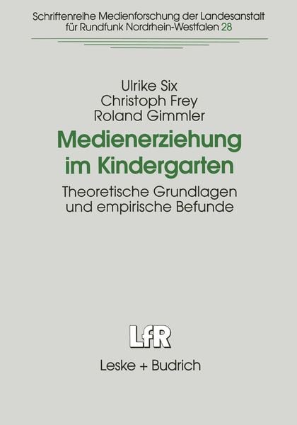 Produktbild: Medienerziehung im Kindergarten