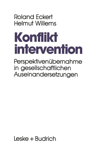 Produktbild: Konfliktintervention