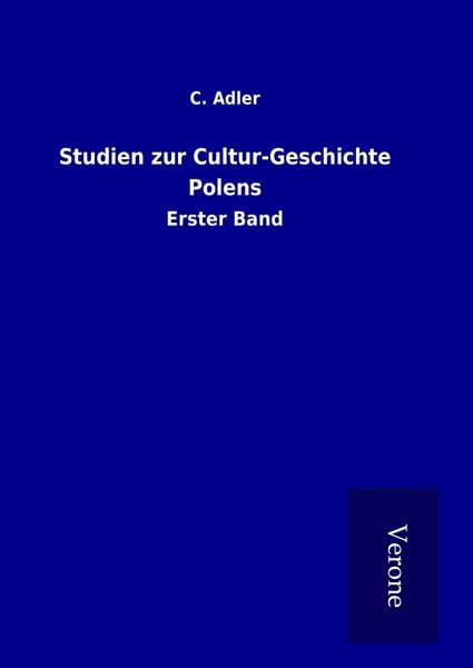 Produktbild: Studien zur Cultur-Geschichte Polens
