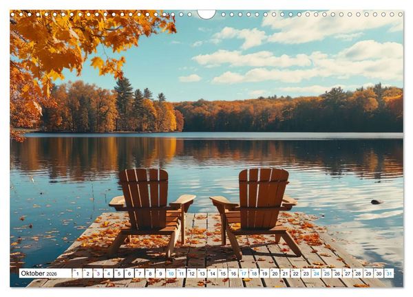 Produktbild: Momente der Stille (Wandkalender 2026 DIN A3 quer), CALVENDO Monatskalender