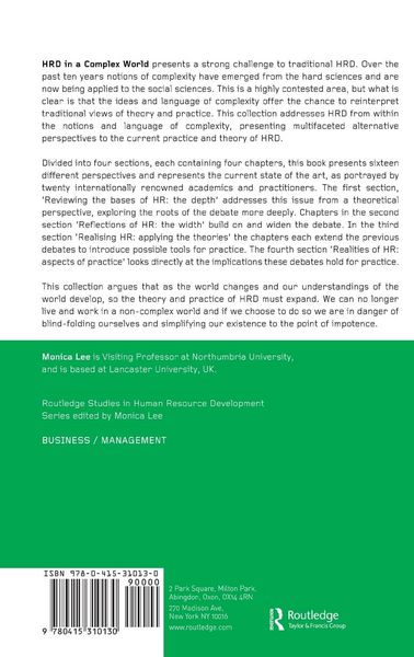 Produktbild: HRD in a Complex World