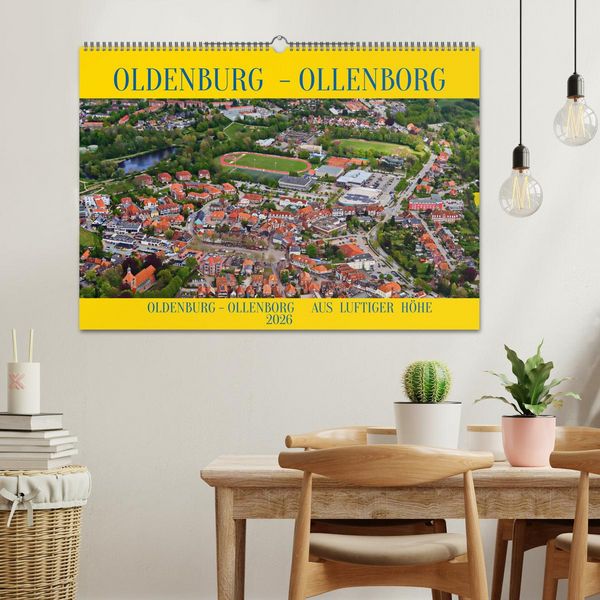 Produktbild: OLDENBURG OLLENBORG (Wandkalender 2026 DIN A2 quer), CALVENDO Monatskalender